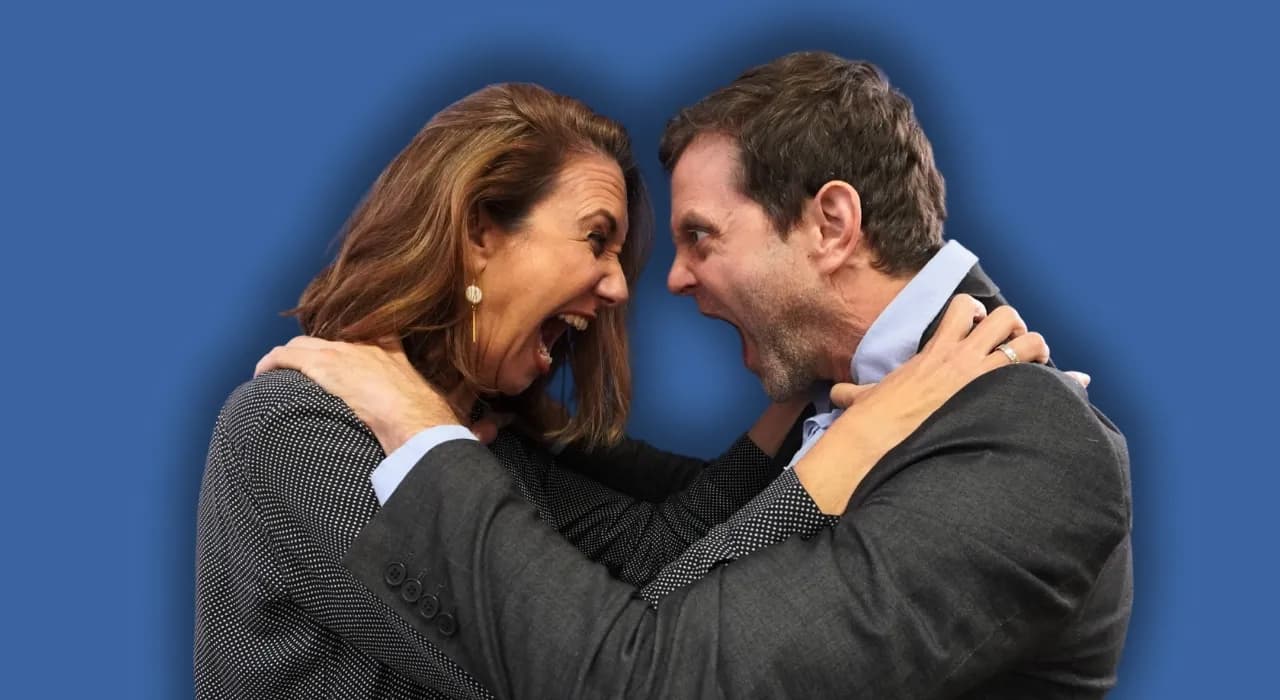 פוסטר ההצגה משחקי נישואים